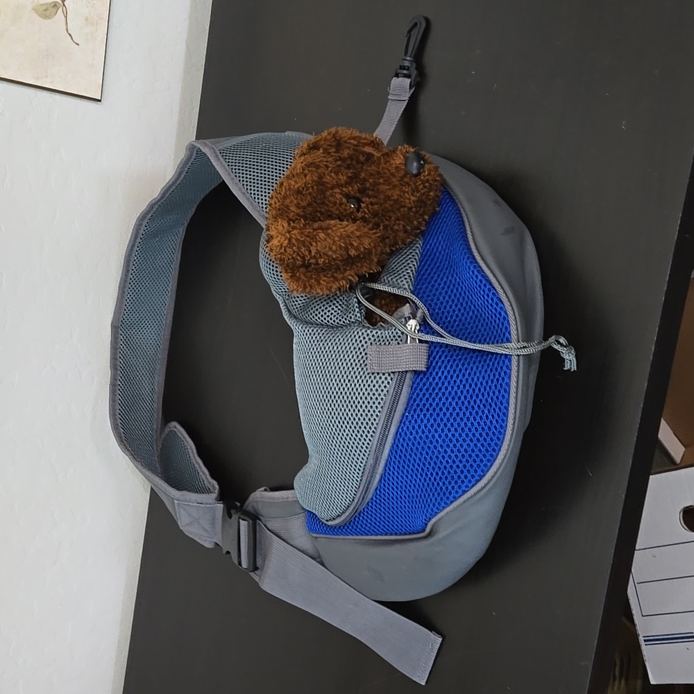 Pet Carrier backpack, Adjustable Pet Front Cat Dog Carrier Backpack Travel Bag